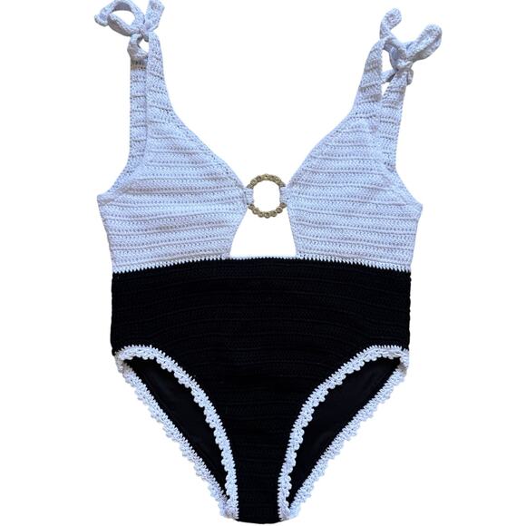 MAIYO Crochet One-Piece Swimsuit - Picture 1 of 5